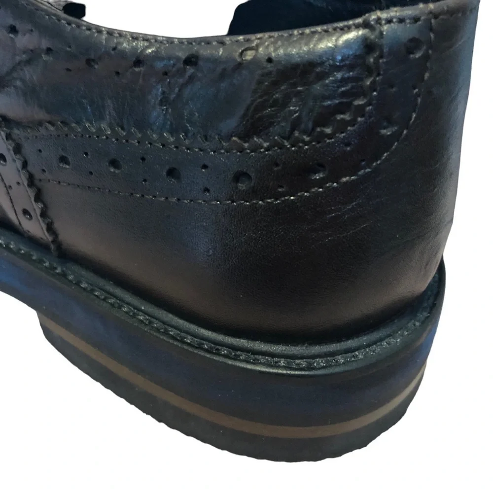 Cinti Vera Pelle Brown Lace-up Oxfords. Made and bought in Italy. Size 43 (10)‎